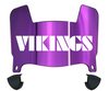 Minnesota Vikings Retro Throwback Mini Football Helmet Visor Shield w/ Clips - PICK VISOR & LOGO COLOR