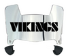 Minnesota Vikings Retro Throwback Mini Football Helmet Visor Shield w/ Clips - PICK VISOR & LOGO COLOR