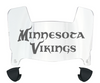 Minnesota Vikings Mini Football Helmet Visor Shield w/ Clips - PICK VISOR & LOGO COLOR