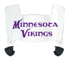 Minnesota Vikings Mini Football Helmet Visor Shield w/ Clips - PICK VISOR & LOGO COLOR