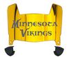 Minnesota Vikings Mini Football Helmet Visor Shield w/ Clips - PICK VISOR & LOGO COLOR