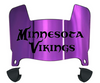 Minnesota Vikings Mini Football Helmet Visor Shield w/ Clips - PICK VISOR & LOGO COLOR