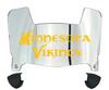Minnesota Vikings Mini Football Helmet Visor Shield w/ Clips - PICK VISOR & LOGO COLOR