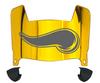 Minnesota Vikings Mini Football Helmet Visor Shield w/ Clips - PICK VISOR & LOGO COLOR