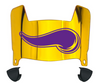 Minnesota Vikings Mini Football Helmet Visor Shield w/ Clips - PICK VISOR & LOGO COLOR
