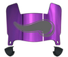 Minnesota Vikings Mini Football Helmet Visor Shield w/ Clips - PICK VISOR & LOGO COLOR