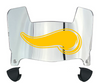 Minnesota Vikings Mini Football Helmet Visor Shield w/ Clips - PICK VISOR & LOGO COLOR