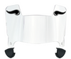 Minnesota Vikings Mini Football Helmet Visor Shield w/ Clips - PICK VISOR & LOGO COLOR