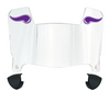 Minnesota Vikings Mini Football Helmet Visor Shield w/ Clips - PICK VISOR & LOGO COLOR