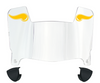 Minnesota Vikings Mini Football Helmet Visor Shield w/ Clips - PICK VISOR & LOGO COLOR