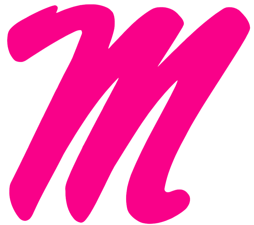 Ole Miss Mississippi Rebels Hot Pink Alternate M Logo Premium DieCut Vinyl Decal PICK SIZE