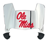 Ole Miss Mississippi Rebels Mini Football Helmet Visor Shield w/ Clips - PICK VISOR & LOGO COLOR