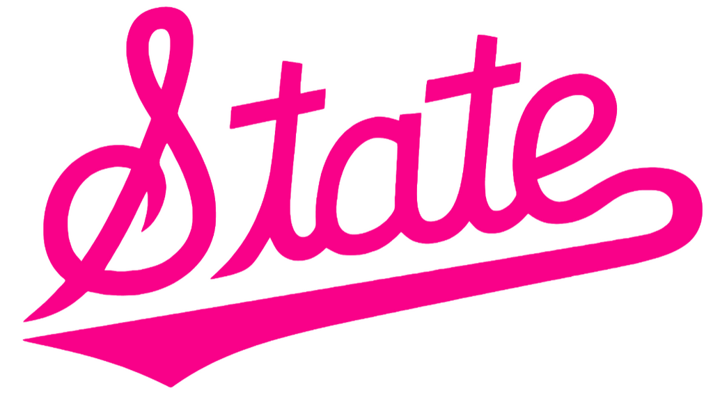 Mississippi State Bulldogs Hot Pink Team Logo Premium DieCut Vinyl Decal PICK SIZE