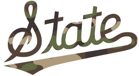 Mississippi State Bulldogs Woodland Camo Camouflage Team Logo Premium DieCut Vinyl Decal PICK SIZE