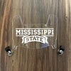 Mississippi State Bulldogs Mini Football Helmet Visor Shield w/ Clips - PICK VISOR & LOGO COLOR