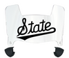 Mississippi State Bulldogs Mini Football Helmet Visor Shield w/ Clips - PICK VISOR & LOGO COLOR
