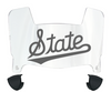 Mississippi State Bulldogs Mini Football Helmet Visor Shield w/ Clips - PICK VISOR & LOGO COLOR