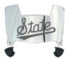 Mississippi State Bulldogs Mini Football Helmet Visor Shield w/ Clips - PICK VISOR & LOGO COLOR