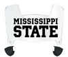 Mississippi State Bulldogs Mini Football Helmet Visor Shield w/ Clips - PICK VISOR & LOGO COLOR