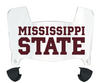 Mississippi State Bulldogs Mini Football Helmet Visor Shield w/ Clips - PICK VISOR & LOGO COLOR