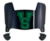 Mississippi Valley State Delta Devils Mini Football Helmet Visor Shield w/ Clips - PICK VISOR & LOGO COLOR