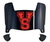 Mississippi Valley State Delta Devils Mini Football Helmet Visor Shield w/ Clips - PICK VISOR & LOGO COLOR