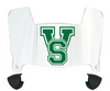 Mississippi Valley State Delta Devils Mini Football Helmet Visor Shield w/ Clips - PICK VISOR & LOGO COLOR