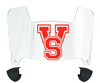 Mississippi Valley State Delta Devils Mini Football Helmet Visor Shield w/ Clips - PICK VISOR & LOGO COLOR