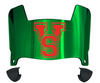 Mississippi Valley State Delta Devils Mini Football Helmet Visor Shield w/ Clips - PICK VISOR & LOGO COLOR