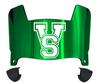 Mississippi Valley State Delta Devils Mini Football Helmet Visor Shield w/ Clips - PICK VISOR & LOGO COLOR