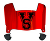Mississippi Valley State Delta Devils Mini Football Helmet Visor Shield w/ Clips - PICK VISOR & LOGO COLOR