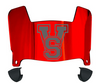 Mississippi Valley State Delta Devils Mini Football Helmet Visor Shield w/ Clips - PICK VISOR & LOGO COLOR