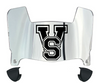 Mississippi Valley State Delta Devils Mini Football Helmet Visor Shield w/ Clips - PICK VISOR & LOGO COLOR