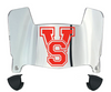 Mississippi Valley State Delta Devils Mini Football Helmet Visor Shield w/ Clips - PICK VISOR & LOGO COLOR