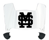Mississippi State Bulldogs Mini Football Helmet Visor Shield w/ Clips - PICK VISOR & LOGO COLOR