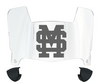 Mississippi State Bulldogs Mini Football Helmet Visor Shield w/ Clips - PICK VISOR & LOGO COLOR