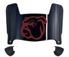 Mississippi State Bulldogs Mini Football Helmet Visor Shield w/ Clips - PICK VISOR & LOGO COLOR