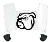 Mississippi State Bulldogs Mini Football Helmet Visor Shield w/ Clips - PICK VISOR & LOGO COLOR