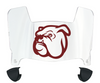 Mississippi State Bulldogs Mini Football Helmet Visor Shield w/ Clips - PICK VISOR & LOGO COLOR