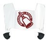 Mississippi State Bulldogs Mini Football Helmet Visor Shield w/ Clips - PICK VISOR & LOGO COLOR