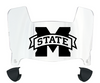 Mississippi State Bulldogs Mini Football Helmet Visor Shield w/ Clips - PICK VISOR & LOGO COLOR