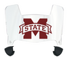Mississippi State Bulldogs Mini Football Helmet Visor Shield w/ Clips - PICK VISOR & LOGO COLOR