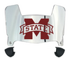 Mississippi State Bulldogs Mini Football Helmet Visor Shield w/ Clips - PICK VISOR & LOGO COLOR