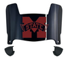 Mississippi State Bulldogs Mini Football Helmet Visor Shield w/ Clips - PICK VISOR & LOGO COLOR