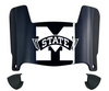 Mississippi State Bulldogs Mini Football Helmet Visor Shield w/ Clips - PICK VISOR & LOGO COLOR