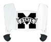 Mississippi State Bulldogs Mini Football Helmet Visor Shield w/ Clips - PICK VISOR & LOGO COLOR