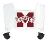 Mississippi State Bulldogs Mini Football Helmet Visor Shield w/ Clips - PICK VISOR & LOGO COLOR