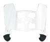 Mississippi State Bulldogs Mini Football Helmet Visor Shield w/ Clips - PICK VISOR & LOGO COLOR