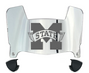 Mississippi State Bulldogs Mini Football Helmet Visor Shield w/ Clips - PICK VISOR & LOGO COLOR