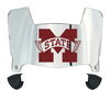 Mississippi State Bulldogs Mini Football Helmet Visor Shield w/ Clips - PICK VISOR & LOGO COLOR